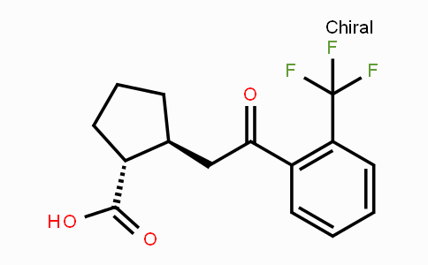 CAS No. 733740-73-3, trans-2-[2-Oxo-2-(2-trifluoromethylphenyl)-ethyl]cyclopentane-1-carboxylic acid