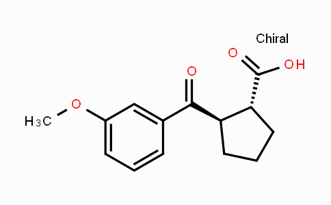 CAS No. 733740-83-5, trans-2-(3-Methoxybenzoyl)cyclopentane-1-carboxylic acid