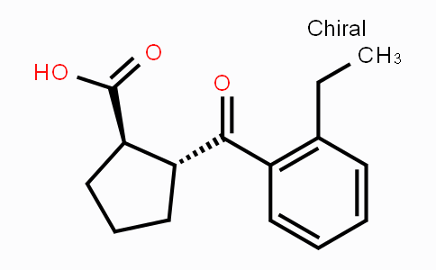 CAS No. 733740-93-7, trans-2-(2-Ethylbenzoyl)cyclopentane-1-carboxylic acid