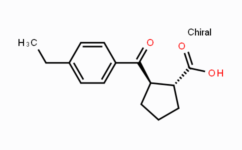 CAS No. 733740-94-8, trans-2-(4-Ethylbenzoyl)cyclopentane-1-carboxylic acid