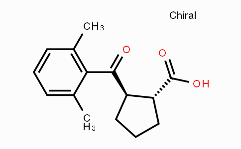 CAS No. 733741-17-8, trans-2-(2,6-Dimethylbenzoyl)cyclopentane-1-carboxylic acid