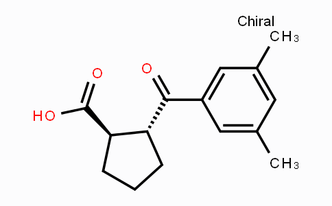 CAS No. 733741-21-4, trans-2-(3,5-Dimethylbenzoyl)cyclopentane-1-carboxylic acid
