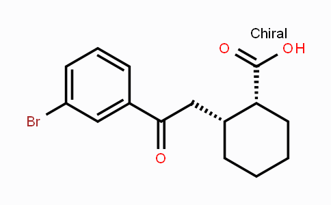 CAS No. 736136-38-2, cis-2-[2-(3-Bromophenyl)-2-oxoethyl]-cyclohexane-1-carboxylic acid