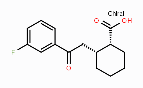 CAS No. 736136-42-8, cis-2-[2-(3-Fluorophenyl)-2-oxoethyl]-cyclohexane-1-carboxylic acid