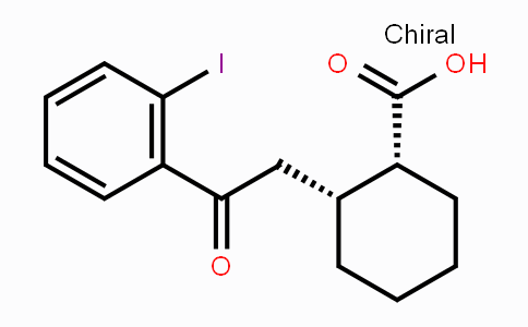 CAS No. 736136-47-3, cis-2-[2-(2-Iodophenyl)-2-oxoethyl]-cyclohexane-1-carboxylic acid
