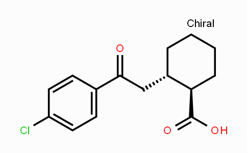 CAS No. 27866-90-6, trans-2-[2-(4-Chlorophenyl)-2-oxoethyl]-cyclohexane-1-carboxylic acid