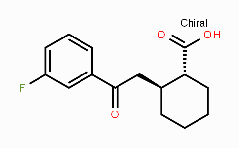 CAS No. 735274-90-5, trans-2-[2-(3-Fluorophenyl)-2-oxoethyl]-cyclohexane-1-carboxylic acid
