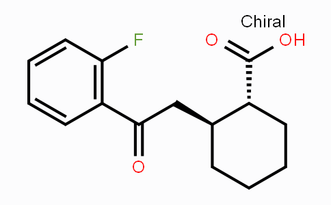 CAS No. 735274-94-9, trans-2-[2-(2-Fluorophenyl)-2-oxoethyl]-cyclohexane-1-carboxylic acid