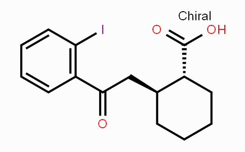 CAS No. 735274-95-0, trans-2-[2-(2-Iodophenyl)-2-oxoethyl]-cyclohexane-1-carboxylic acid