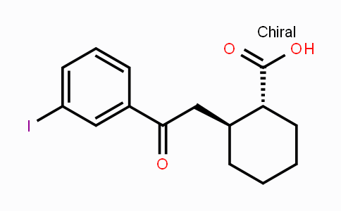 CAS No. 735274-96-1, trans-2-[2-(3-Iodophenyl)-2-oxoethyl]-cyclohexane-1-carboxylic acid
