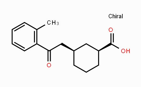CAS No. 735275-05-5, cis-3-[2-(2-Methylphenyl)-2-oxoethyl]-cyclohexane-1-carboxylic acid