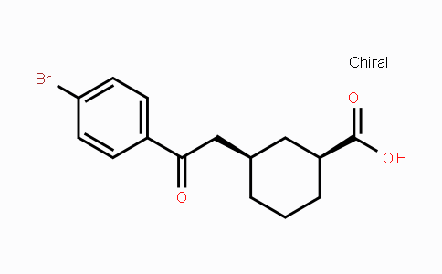 CAS No. 735275-15-7, cis-3-[2-(4-Bromophenyl)-2-oxoethyl]-cyclohexane-1-carboxylic acid