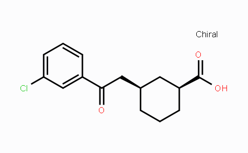 CAS No. 735275-16-8, cis-3-[2-(3-Chlorophenyl)-2-oxoethyl]-cyclohexane-1-carboxylic acid