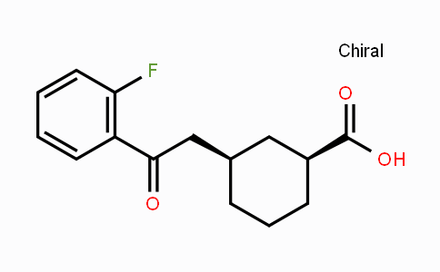 CAS No. 735275-36-2, cis-3-[2-(2-Fluorophenyl)-2-oxoethyl]-cyclohexane-1-carboxylic acid