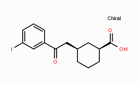 CAS No. 735275-38-4, cis-3-[2-(3-Iodophenyl)-2-oxoethyl]-cyclohexane-1-carboxylic acid