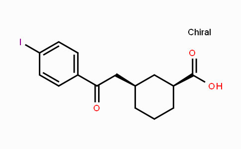 CAS No. 735275-39-5, cis-3-[2-(4-Iodophenyl)-2-oxoethyl]-cyclohexane-1-carboxylic acid