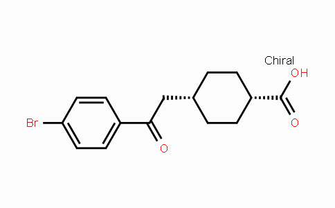 CAS No. 735275-57-7, cis-4-[2-(4-Bromophenyl)-2-oxoethyl]-cyclohexane-1-carboxylic acid