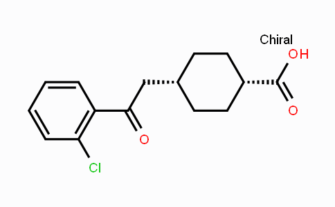 CAS No. 735275-63-5, cis-4-[2-(2-Chlorophenyl)-2-oxoethyl]-cyclohexane-1-carboxylic acid
