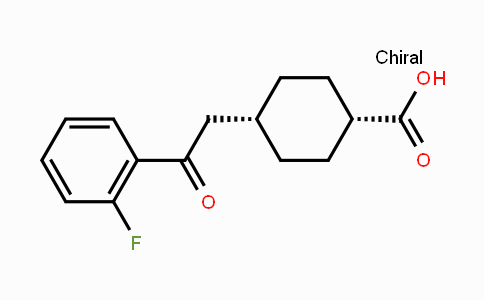 CAS No. 735275-64-6, cis-4-[2-(2-Fluorophenyl)-2-oxoethyl]-cyclohexane-1-carboxylic acid