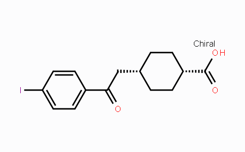 CAS No. 735275-67-9, cis-4-[2-(4-Iodophenyl)-2-oxoethyl]-cyclohexane-1-carboxylic acid