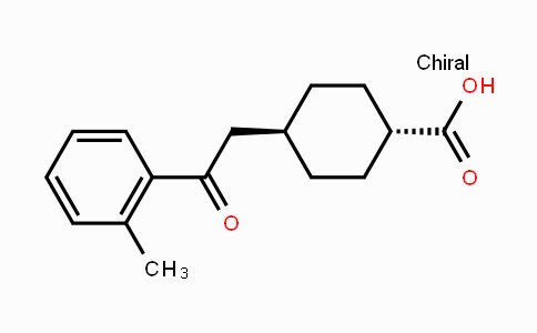 CAS No. 735275-75-9, trans-4-[2-(2-Methylphenyl)-2-oxoethyl]-cyclohexane-1-carboxylic acid