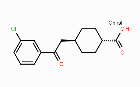 CAS No. 736136-52-0, trans-4-[2-(3-Chlorophenyl)-2-oxoethyl]-cyclohexane-1-carboxylic acid