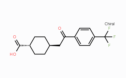CAS No. 736136-64-4, trans-4-[2-Oxo-2-(4-trifluoromethylphenyl)-ethyl]cyclohexane-1-carboxylic acid