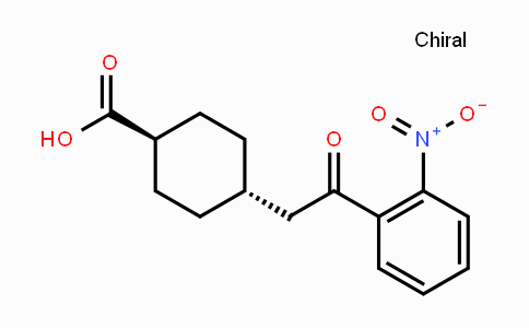 CAS No. 736136-65-5, trans-4-[2-Oxo-2-(2-nitrophenyl)ethyl]-cyclohexane-1-carboxylic acid