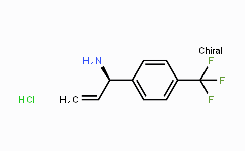 CAS No. 1181394-23-9, (1R)-1-[4-(Trifluoromethyl)phenyl]-prop-2-en-1-amine hydrochloride