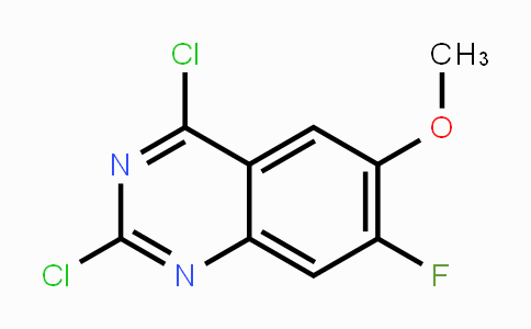 CAS No. 864292-37-5, 2,4-Dichloro-7-fluoro-6-methoxy-quinazoline