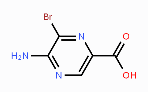 CAS No. 887352-34-3, 2-Amino-3-bromopyrazine-5-carboxylic acid