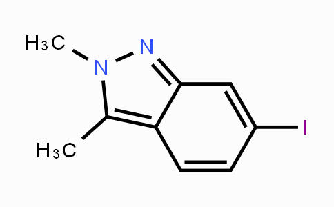 CAS No. 1234616-58-0, 2,3-Dimethyl-6-iodo-2H-indazole