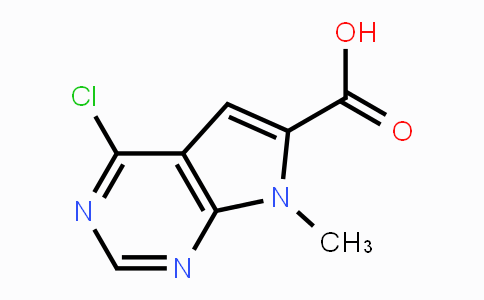 CAS No. 875515-78-9, 4-Chloro-7-methyl-7h-pyrrolo[2,3-d]pyrimidine-6-carboxylic acid