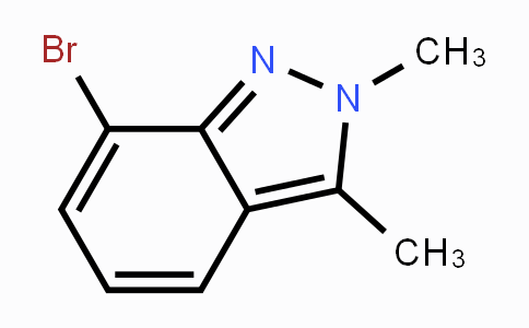 CAS No. 845751-62-4, 7-Bromo-2,3-dimethyl-2H-indazole