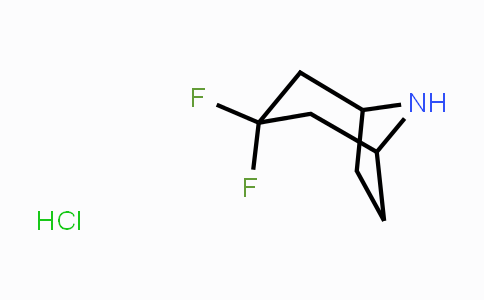 CAS No. 1254104-06-7, 3,3-Difluoro-8-azabicyclo-[3.2.1]octane hydrochloride