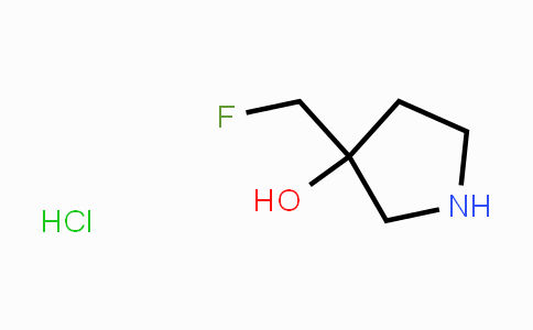 CAS No. 1419101-39-5, 3-(Fluoromethyl)-3-hydroxypyrrolidine hydrochloride
