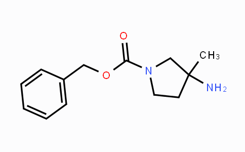 CAS No. 1215020-90-8, 1-Cbz-3-amino-3-methylpyrrolidine