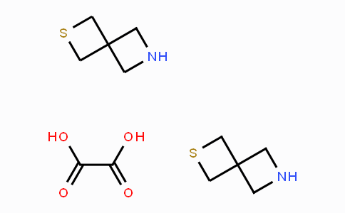 CAS No. 1233143-48-0, 2-Thia-6-azaspiro[3.3]heptane oxalate (2:1)