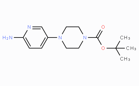 CAS No. 571188-59-5, tert-Butyl 4-(6-Amino-3-pyridyl)piperazine-1-carboxylate