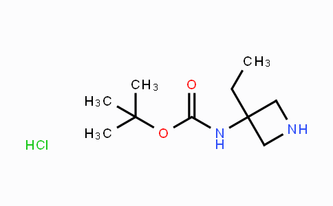 CAS No. 1205749-14-9, 3-(Boc-amino)-3-ethylazetidine hydrochloride