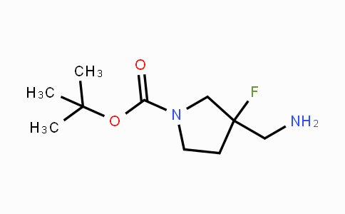 CAS No. 1228765-06-7, 1-Boc-3-fluoropyrrolidine-3-methylamine