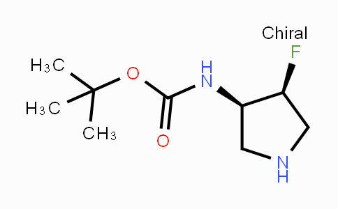 CAS No. 169750-42-9, cis-(3-Boc-amino)-4-fluoropyrrolidine