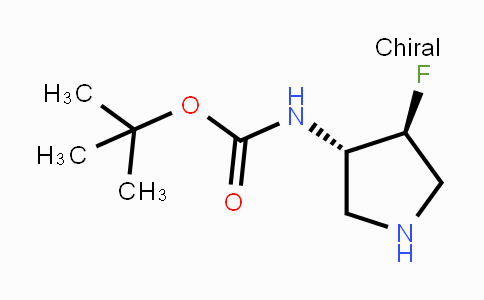 CAS No. 186201-09-2, trans-(3-Boc-amino)-4-fluoropyrrolidine