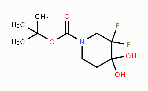 CAS No. 1067914-83-3, 1-Boc-3, 3-difluoro-4,4-(dihydroxy)piperidine