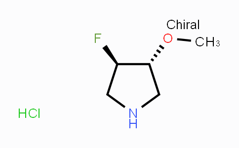 CAS No. 1203566-98-6, trans-4-Fluoro-3-methoxypyrrolidine hydrochloride