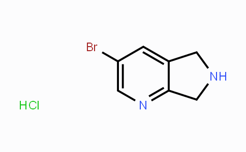 CAS No. 1394117-24-8, 3-Bromo-6,7-dihydro-5H-pyrrolo-[3,4-b]pyridine hydrochloride