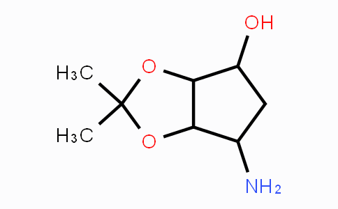 155899-66-4 | 6-Aminotetrahydro-2,2-dimethyl-4H-cyclopenta-1,3-dioxol-4-ol