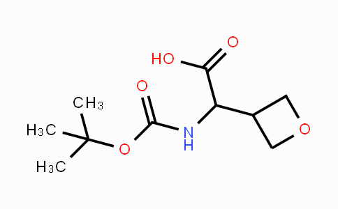 CAS No. 1408074-43-0, 2-(Boc-amino)-2-(oxetan-3-yl)acetic acid