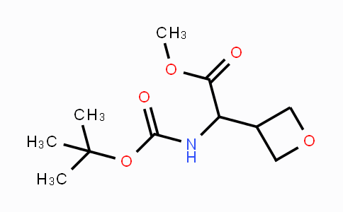 CAS No. 1416323-08-4, Methyl 2-(Boc-amino)-2-(oxetan-3-yl)acetate