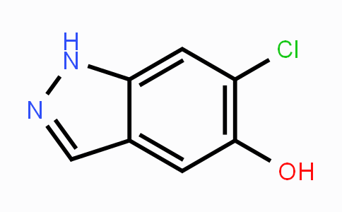 CAS No. 1403766-67-5, 6-Chloro-5-hydroxy-1H-indazole